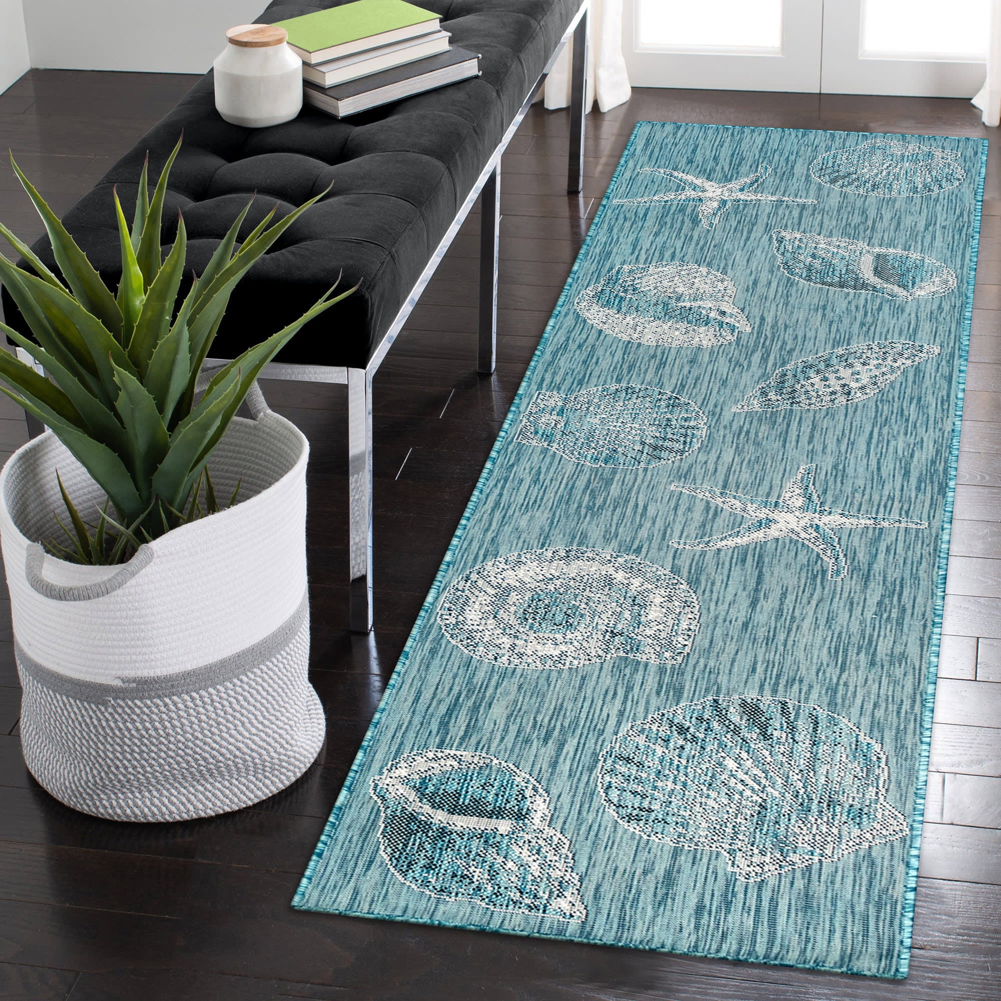 Carmel Shells Indoor Outdoor Area Rug