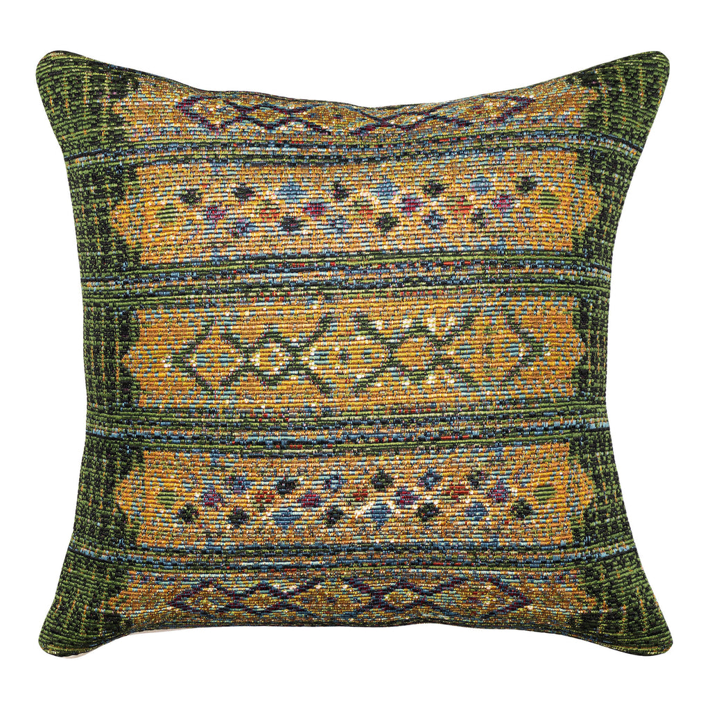 Marina Tribal Stripe Indoor Outdoor Throw Pillow