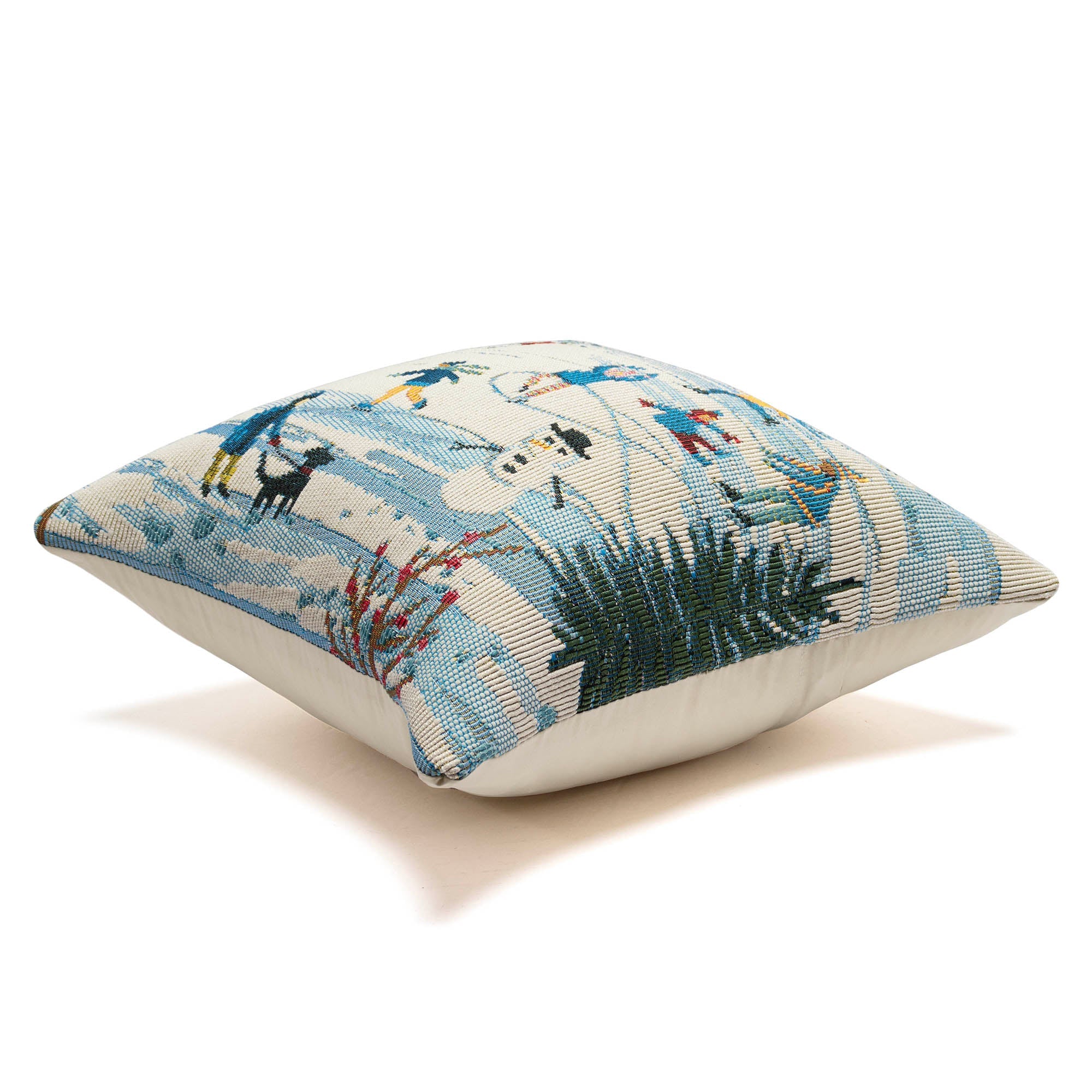 Marina Gone Skating Indoor Outdoor Throw Pillow