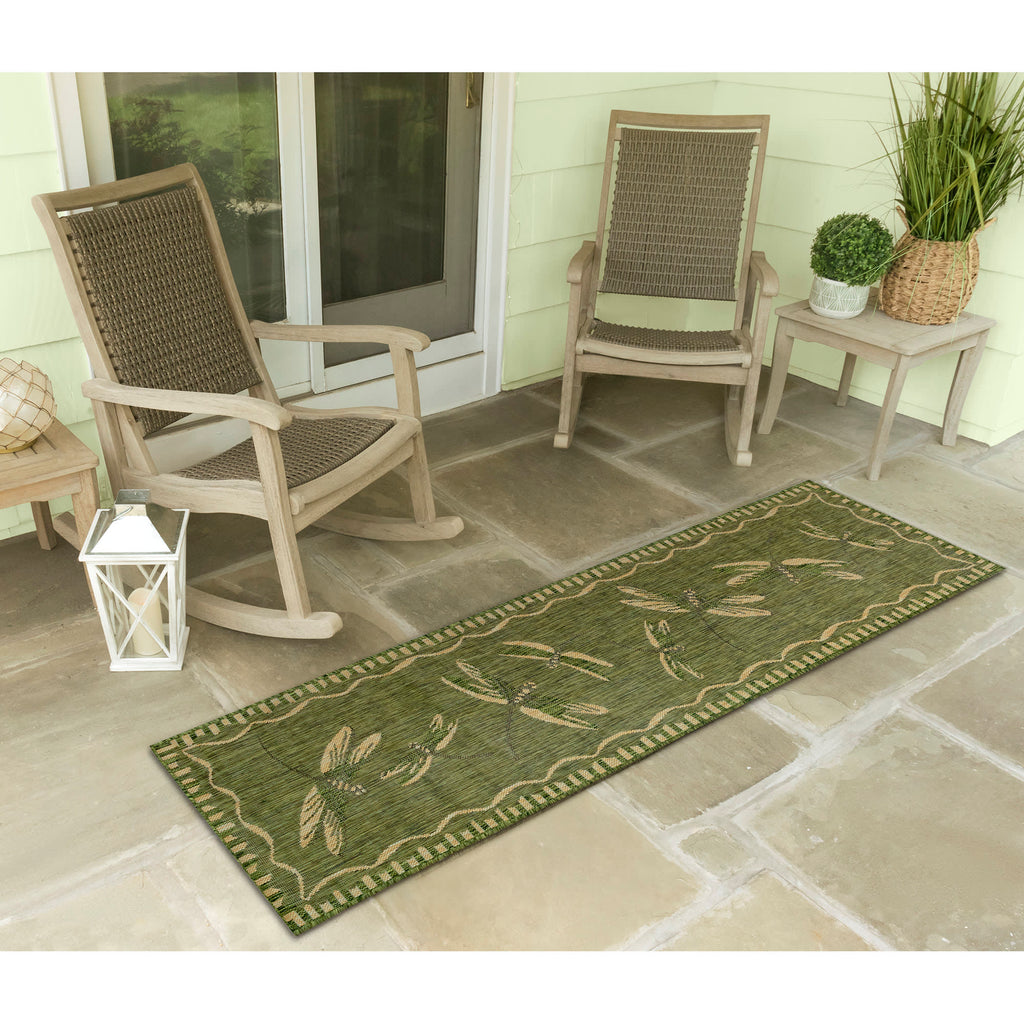 Carmel Dragonfly Indoor Outdoor Area Rug