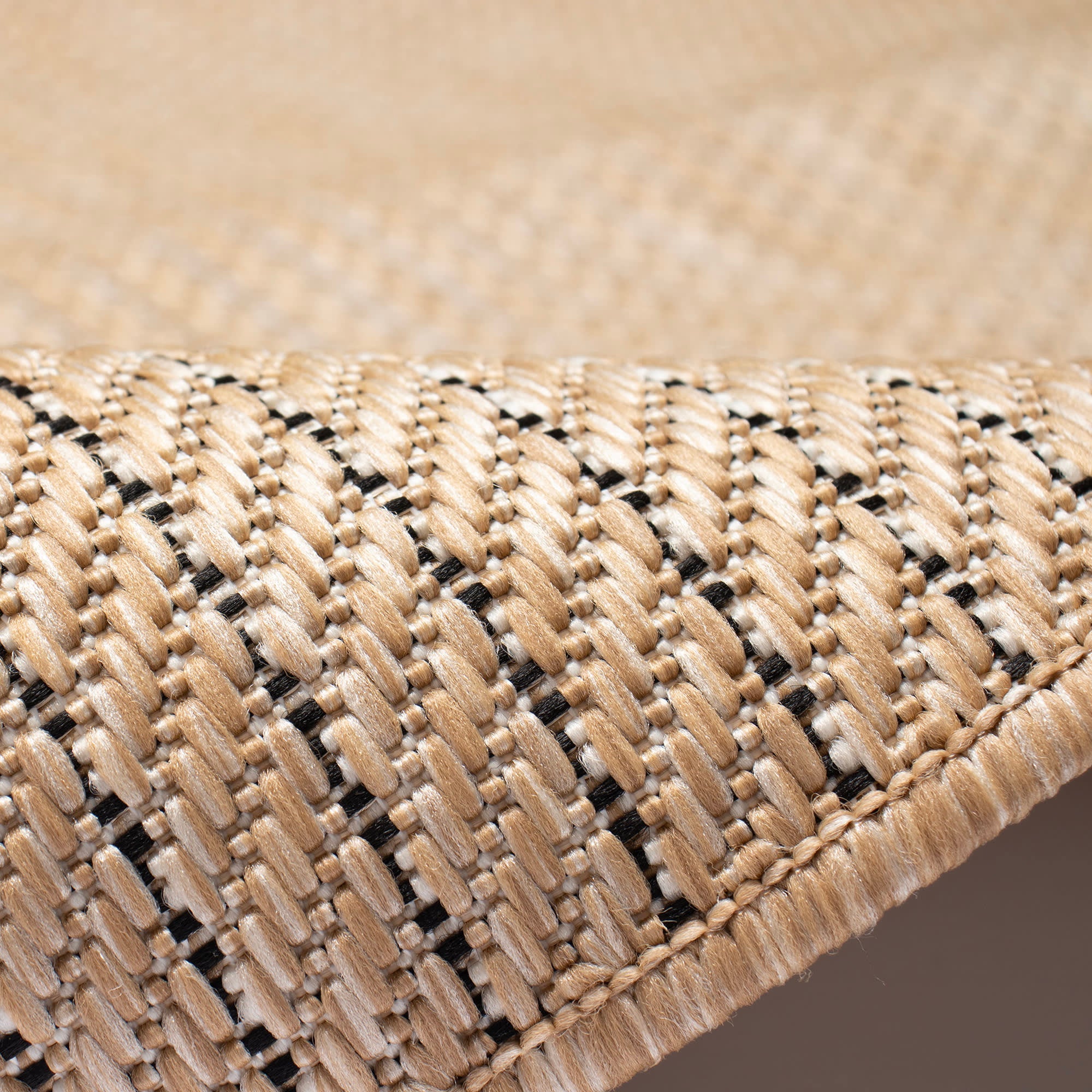 Carmel Texture Stripe Indoor Outdoor Area Rug
