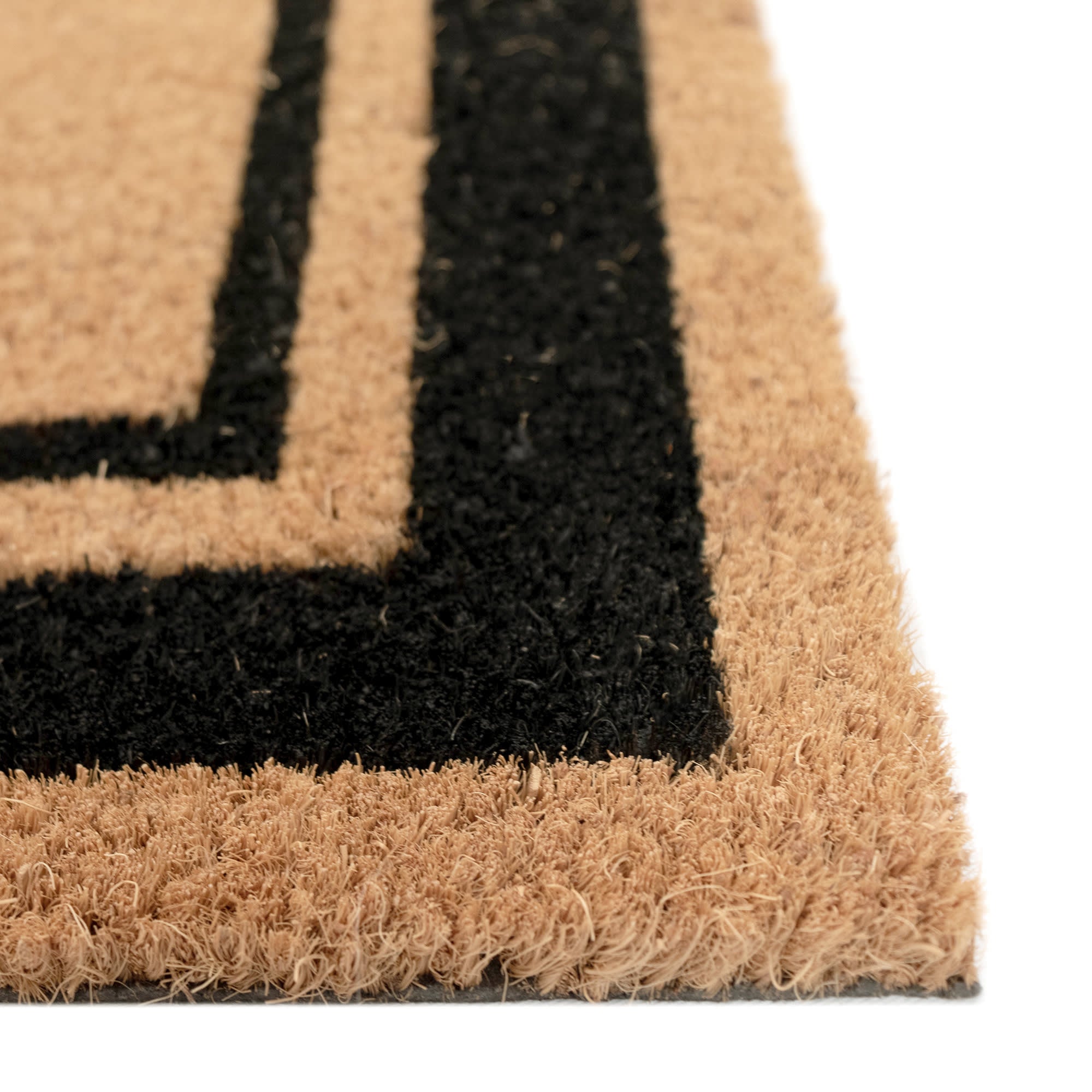 Natura Double Border Coir Doormat with Non-Slip Backing