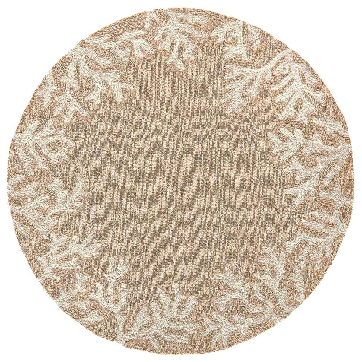 Carmel Coral Border Indoor Outdoor Area Rug
