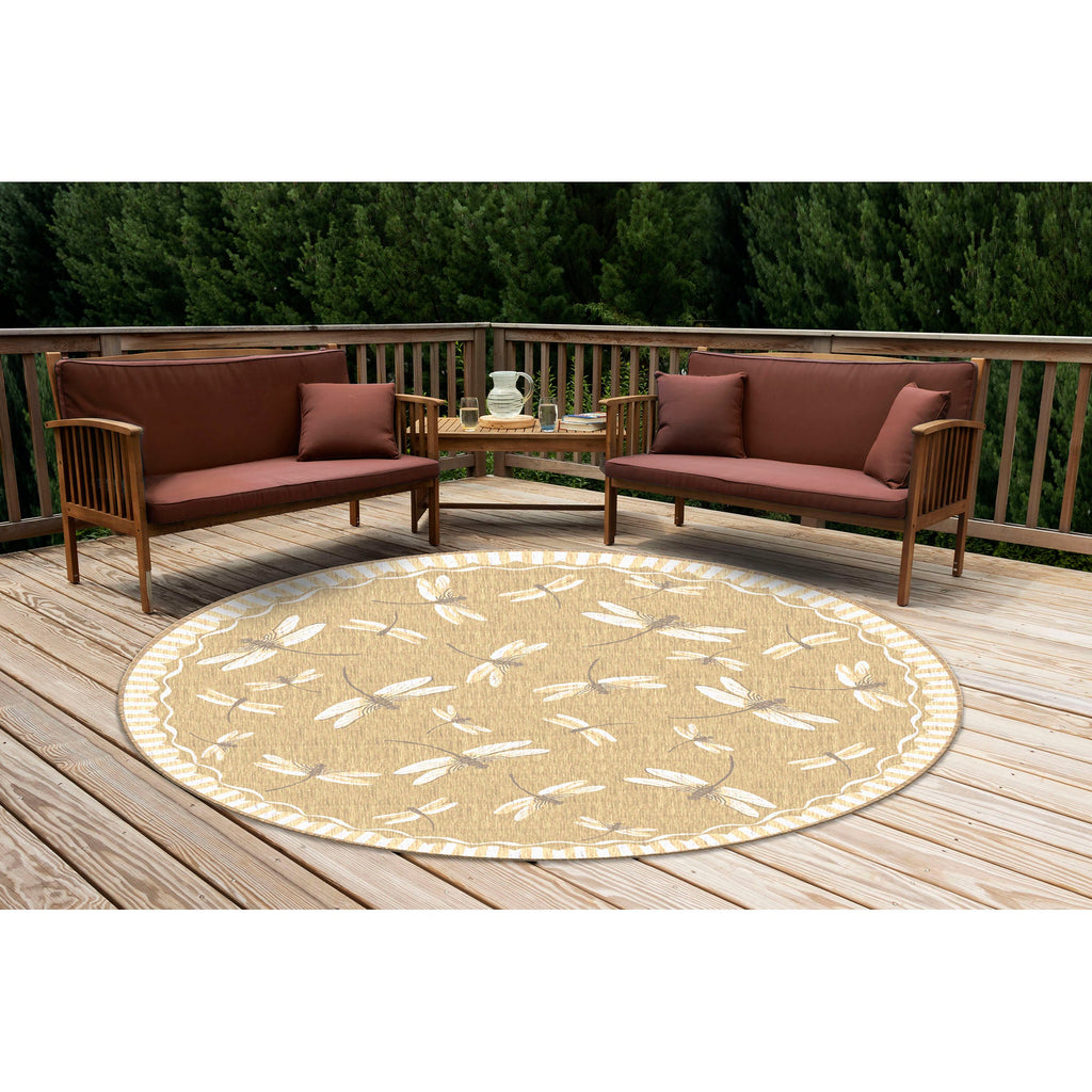 Carmel Dragonfly Indoor Outdoor Area Rug