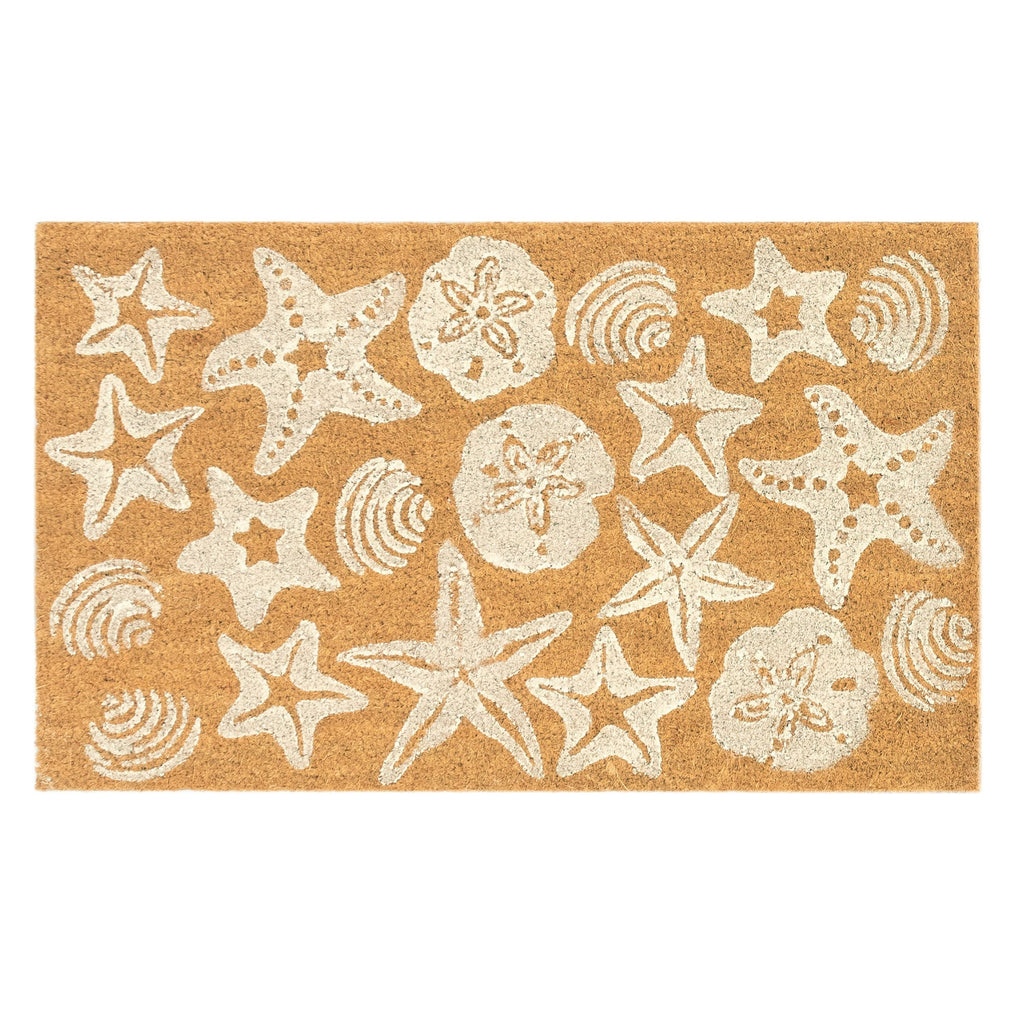 Natura Shells Coir Doormat with Non-Slip Backing