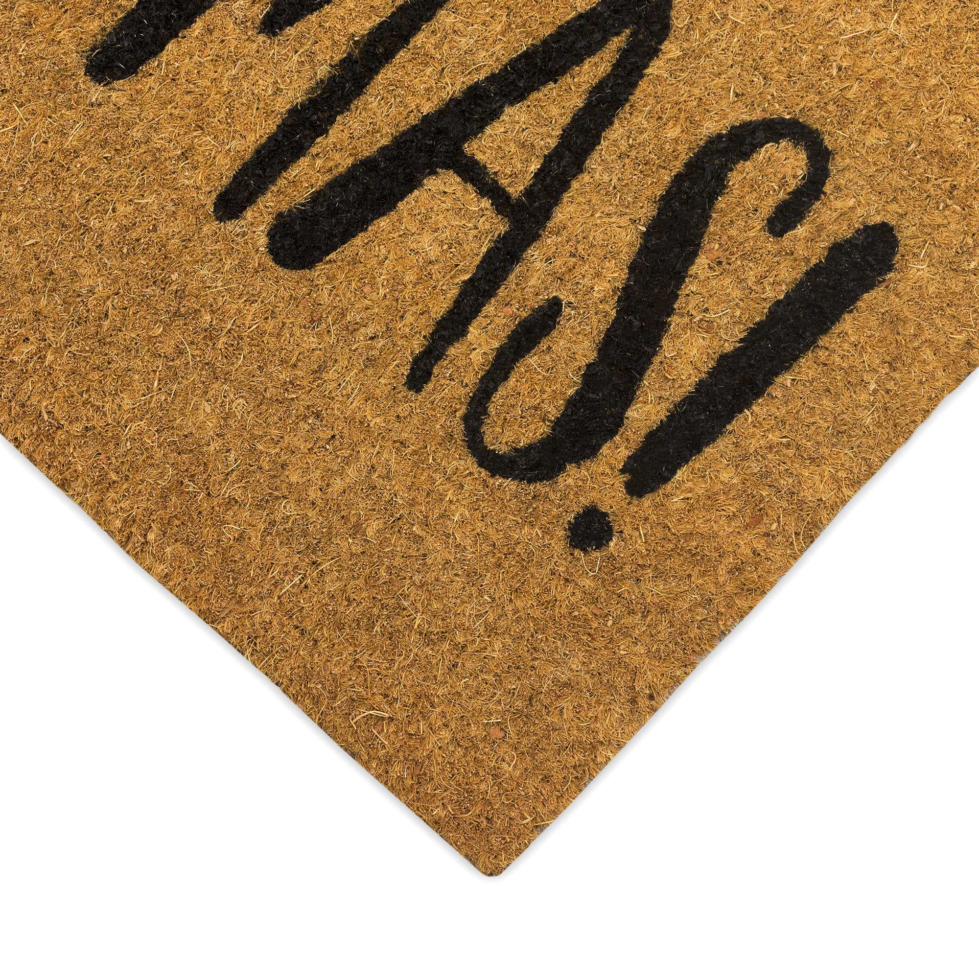 Natura Merry Christmas Santa Coir Doormat with Non-Slip Backing
