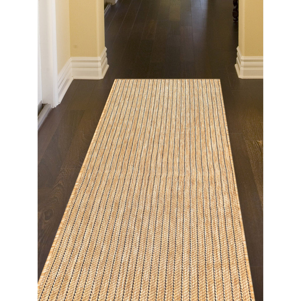 Carmel Texture Stripe Indoor Outdoor Area Rug
