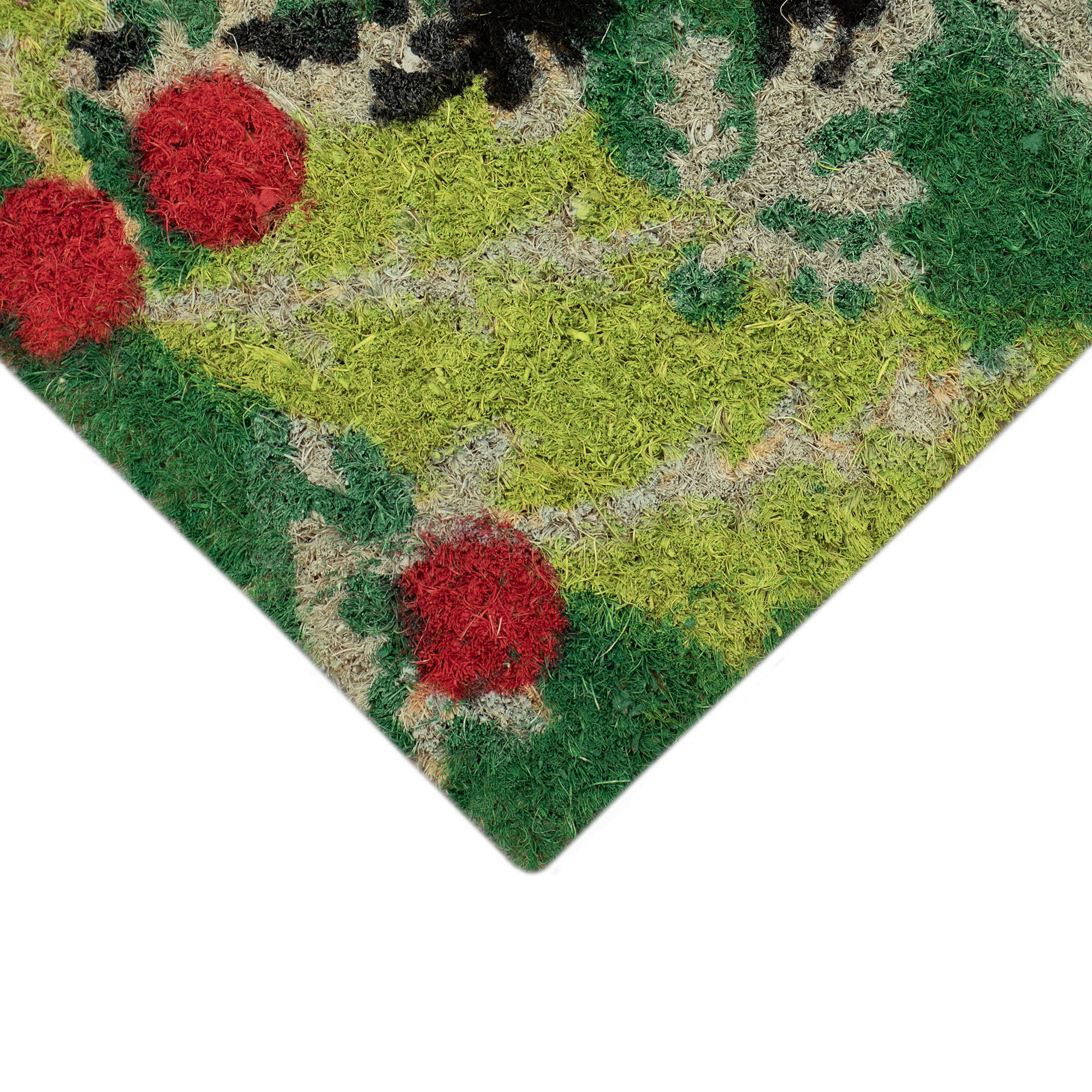 Natura Merry Christmas Holly Coir Doormat with Non-Slip Backing