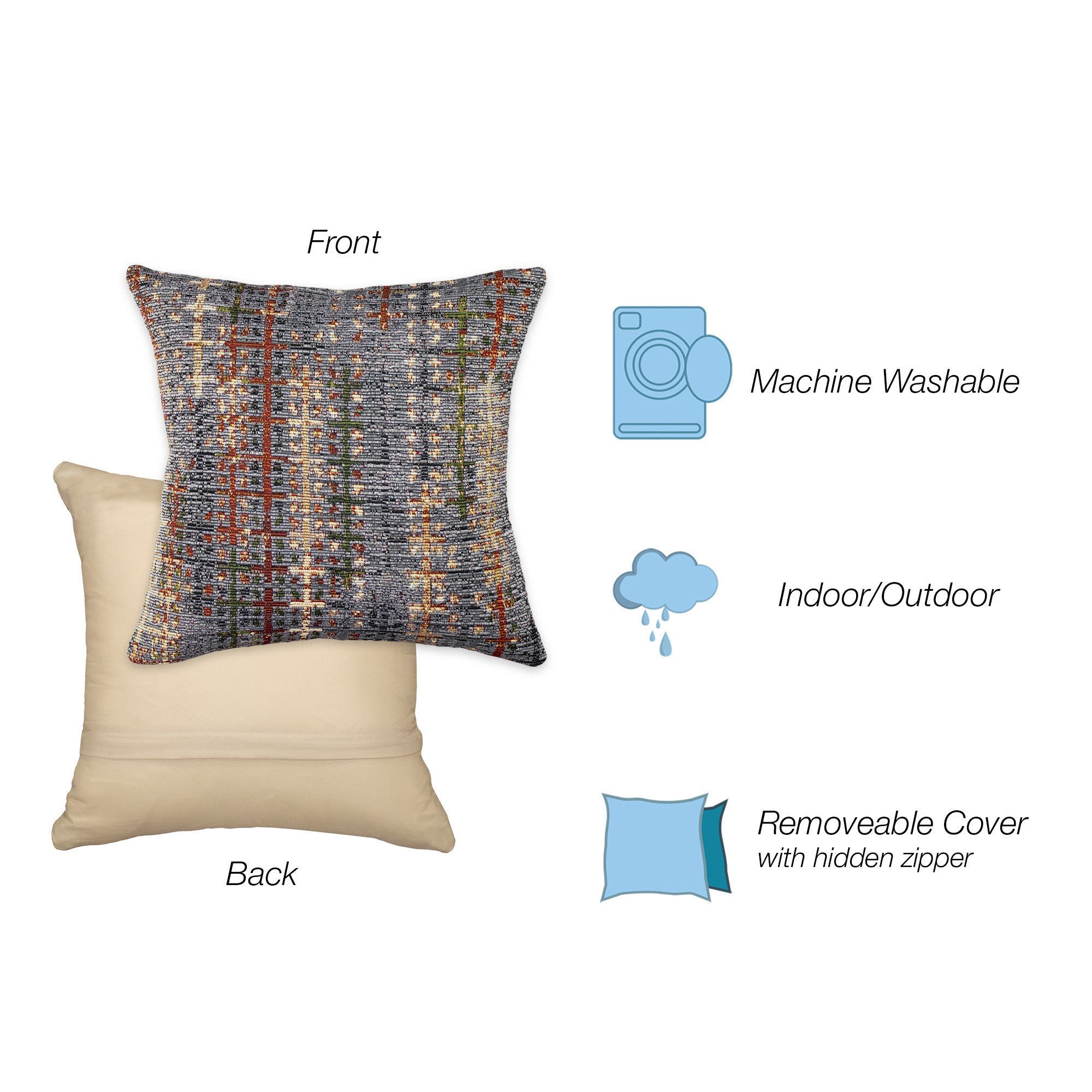 Marina Sienna Indoor Outdoor Throw Pillow