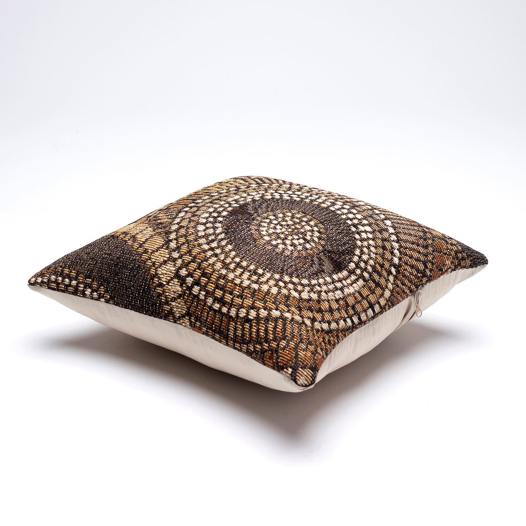 Marina Circles Indoor Outdoor Throw Pillow