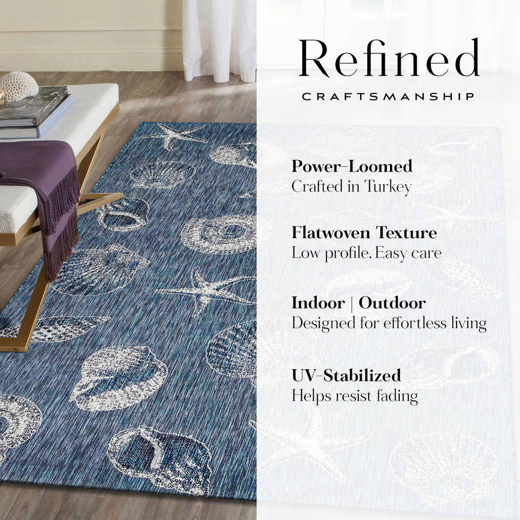 Carmel Shells Indoor Outdoor Area Rug