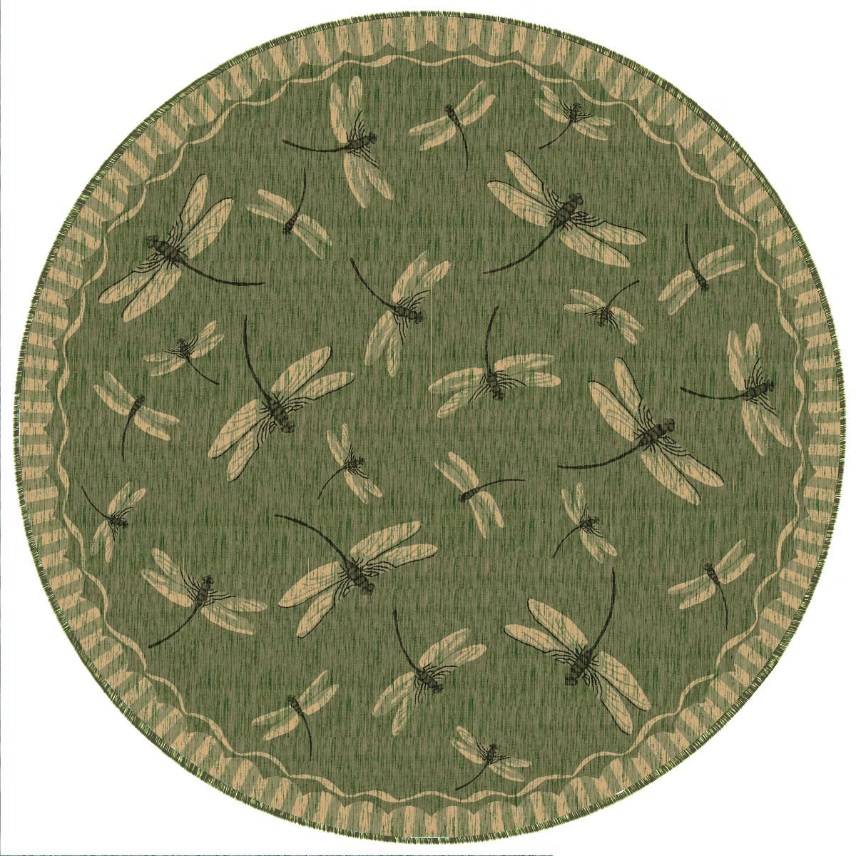 Carmel Dragonfly Indoor Outdoor Area Rug