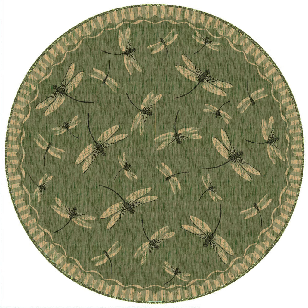 Carmel Dragonfly Indoor Outdoor Area Rug