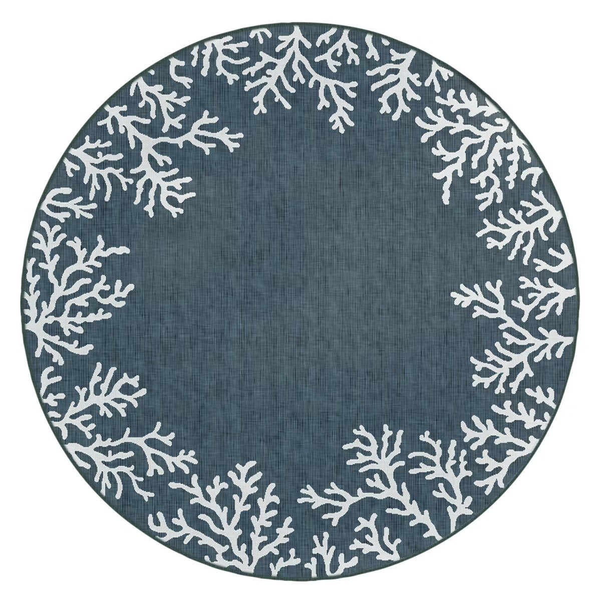 Carmel Coral Border Indoor Outdoor Area Rug