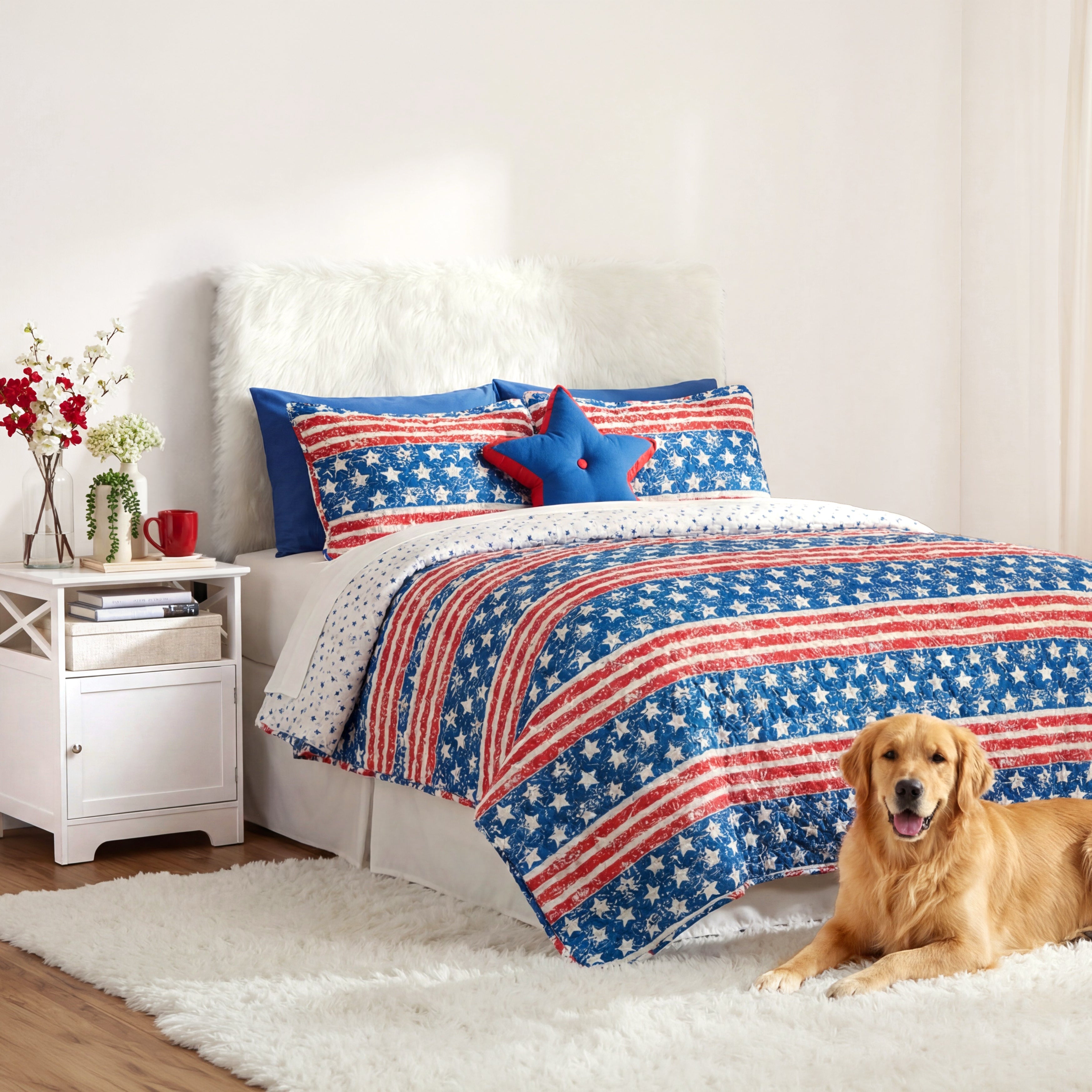 Stars and Stripes Reversible Quilt A959688