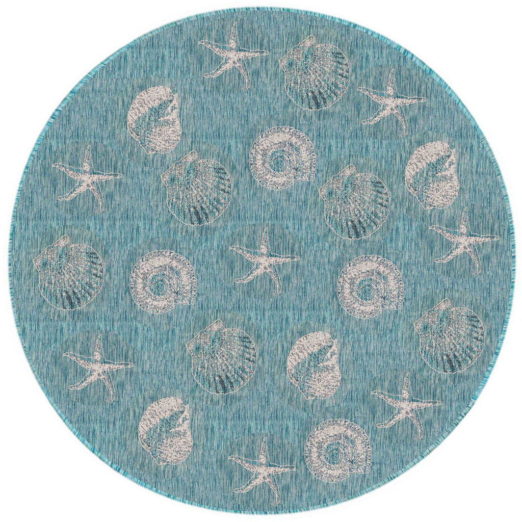 Carmel Shells Indoor Outdoor Area Rug